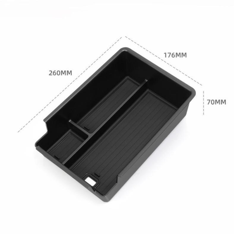 Car Armrest Storage Box For Nissan For N6 Organizer Central Console Storage Box Container Tray Interior Accessories Black