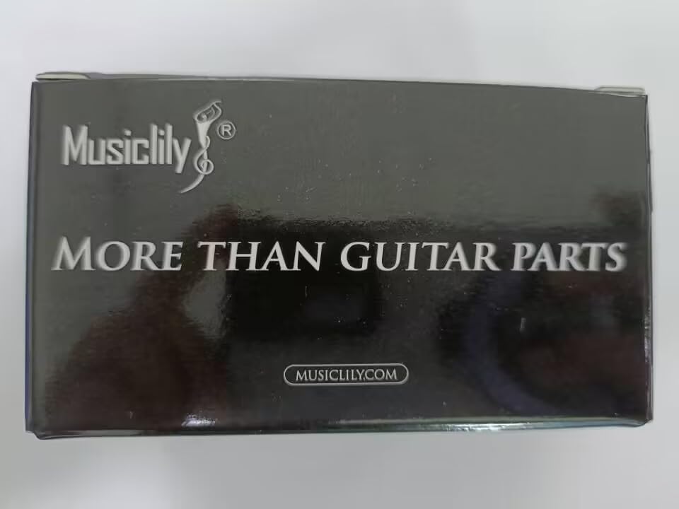 Musiclily Pro LP-OBLA Alnico 5 Open-Type Humbucker Pickups, Neck/Bridge PU Set 7.5K/8.8K for Electric Guitar, Zebra