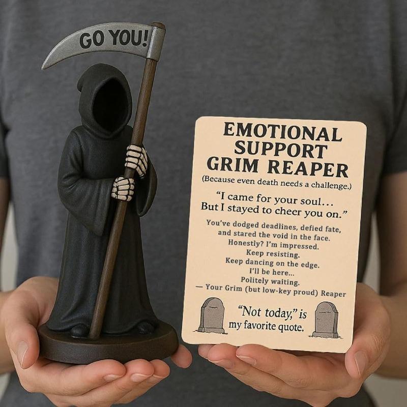 Emotional Support for The Death God Statue