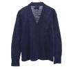 Campus 50s Vintage Wool Blend Long Sleeve Cardigan 42 Navy Men's Used