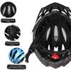 Breathable Cycle Helmet with Rear Light Sun Visor Women Men Lightweight Safety Helmet Bike Helmet for Mountain Bicycle