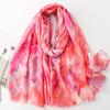 Large Scarf Silk Feeling Color Blending for Women Multifunctional Head Scarf Unisex Hijab Neck Scarves Daily Wear