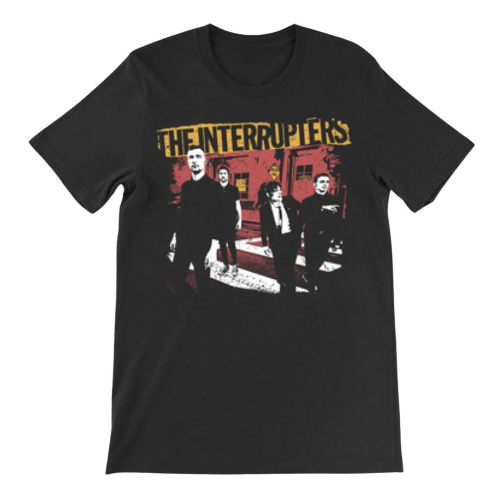 

2025 Нова Тур-футболка THE INTERRUPTERS Самозаголовок Гарячі футболки БАВОВНА Натяжна Дихаюча M