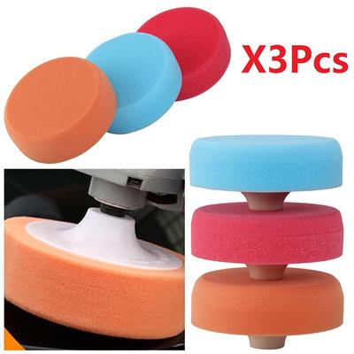 150mm Auto Car M14 Thread Polishing Waxing Cleaning Buffing Sponge Soft Pads Kit