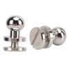 20set Brass Rivets Silver Abrasion Resistance   Projects Accessories for Belt Handbags