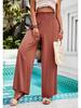 Diyun 2024 Women's Solid Color Loose Wide-Leg Trousers - Spring/Summer Collection