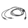 USB Type C To 2 Port 5.5x2.5mm Charging Cord 5V 3A For Blower Hub IoT Sensoring