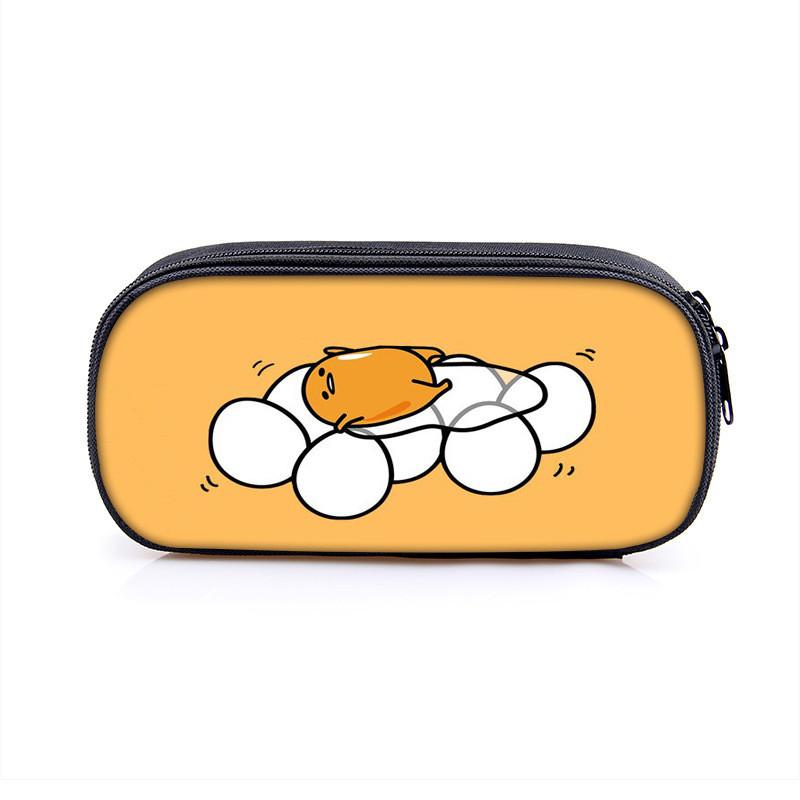 Пенал-органайзер Gudetama (Желток яйца) с большой вместимостью, нейлоновый, для студентов и офиса Style 1