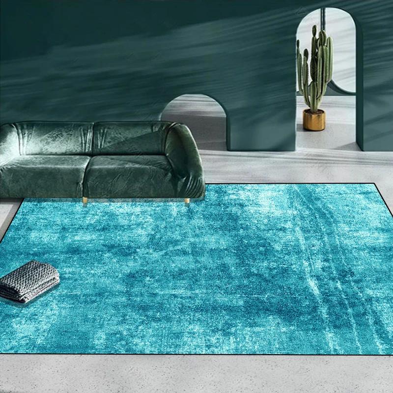 Heimdekoration Grüne Teppiche Wohnzimmer Licht Luxus Teppich Party Flur Dekor Fußmatte Schlafzimmer Ankleidezimmer Weicher Teppich Rutschfest