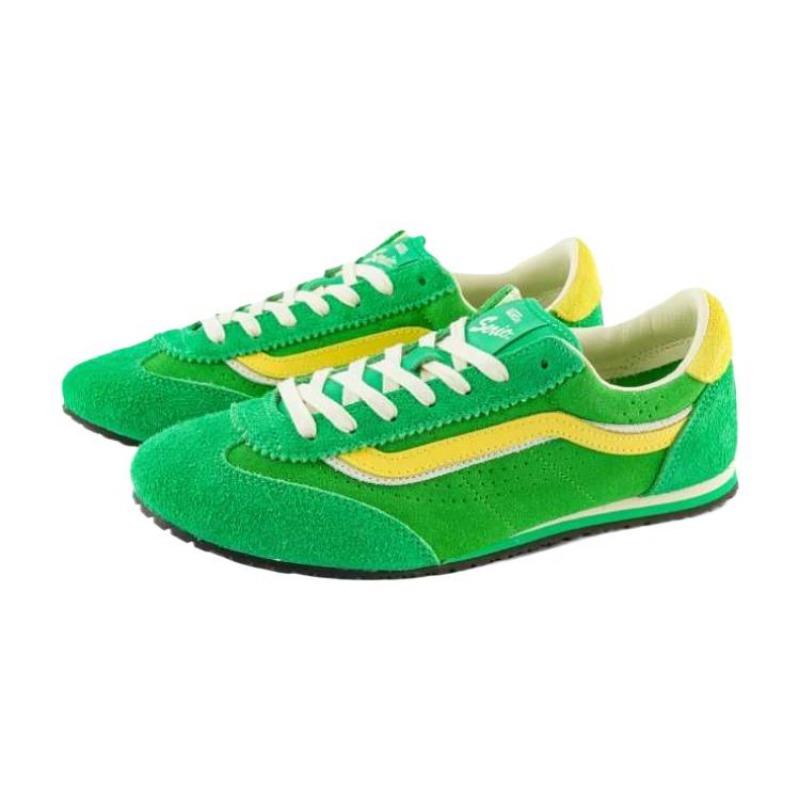 Vans Super Lowpro unisex stylish versatile low-top skate shoes green VN000E89GH5