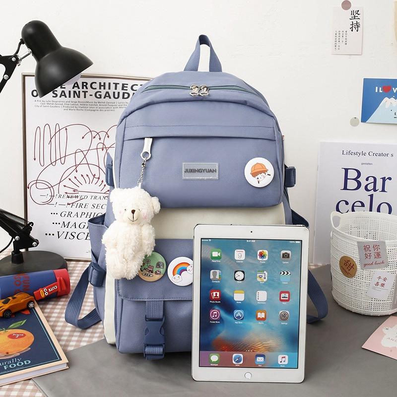 Korean Version Primary School Students Junior High School Students High School Students Large Capacity Small Fresh and Fashionable Backpack