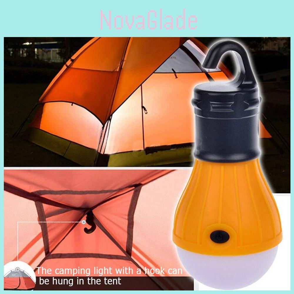 Lightweight And Convenient Camping Hook Light Small Tent Lantern Emergency 3led 39g