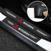 Autocollant de Voiture en Fibre de Carbone Seuil de Porte Auto Imperméable Pour Outlander Lancer 10 9 ASX RALLIART Eclipse L200 Pajero EX