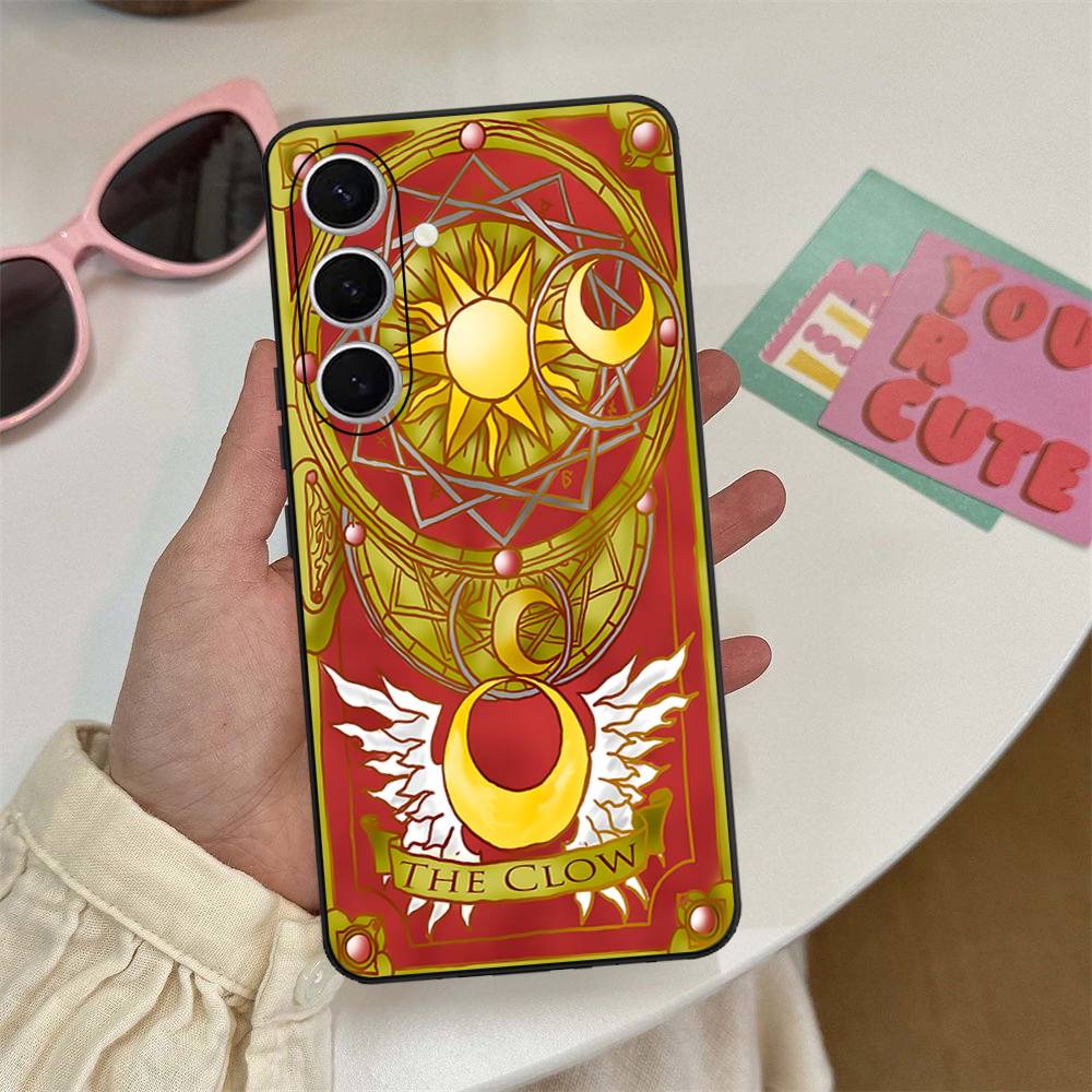 Anime C-CardcaptorS S-Sakura Phone Case For Samsung S 24 Fe 25 Ultra Plus 20 Lite 21 30 22 23 24 22 Ultra 5G Fundas