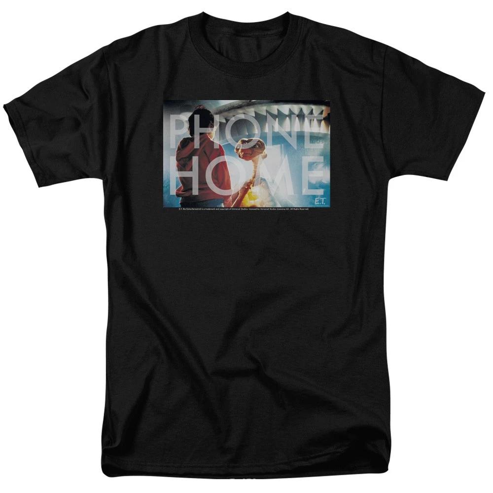 E.T. the Extra-Terrestrial - Knockout - Adult Unisex T-Shirt - Black XXL