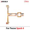11Pcs For Tecno Spark Go 1116 Spark 11 Pro Plus Spark 6 Go Spark 11C 11C Volume Power Switch On Off Button Key Flex Cable