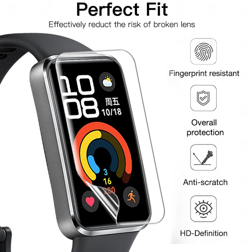 10-1Pc Smart Band Anti-scratch Films for Huawei Band9 Band10 Band11 Pro Hydrogel Film Screen Protectors for Huawei Band 11 10 9