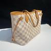 [Gebraucht] Neverfull PM Schachbrett beschichtetes Canvas Leder Tragetasche - Sehr gut #1P64B72