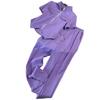 Summer Fashionable Age-Reducing Women's Sports Casual Suit Short Sleeves Bell Bottoms 2-Piece Set