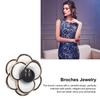 Brooch Pin Camellia Shape Unique Exquisite Design Decorative Clothes Decoration Accessories