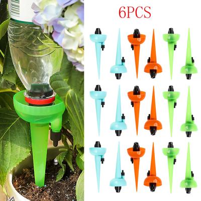 Plant Self Watering Spikes  Stakes System Vacation Plant Waterer 6Pc