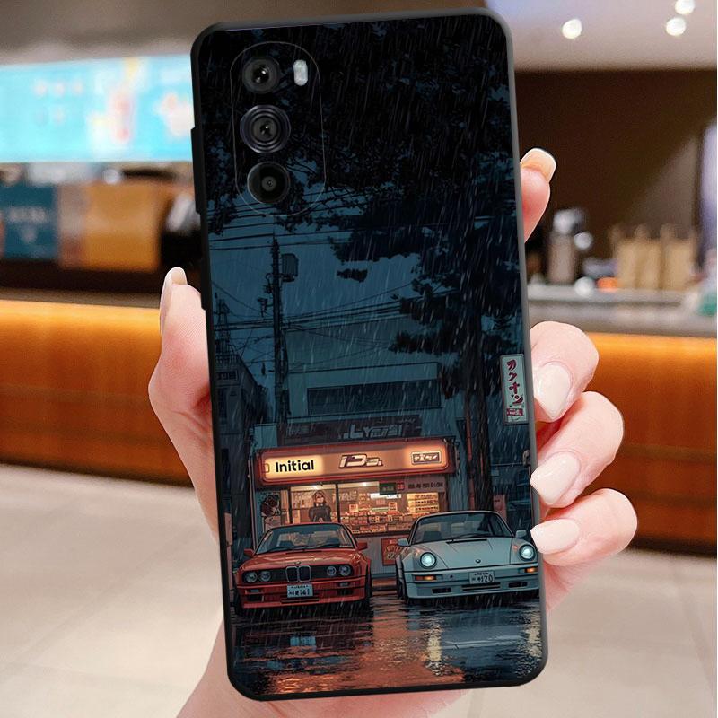 Phone Case For Motorola Edge 50 40 Pro 60 50 40 30 Ultra Neo Fusion Moto G Play G Stylus G Power G Japan Car Anime
