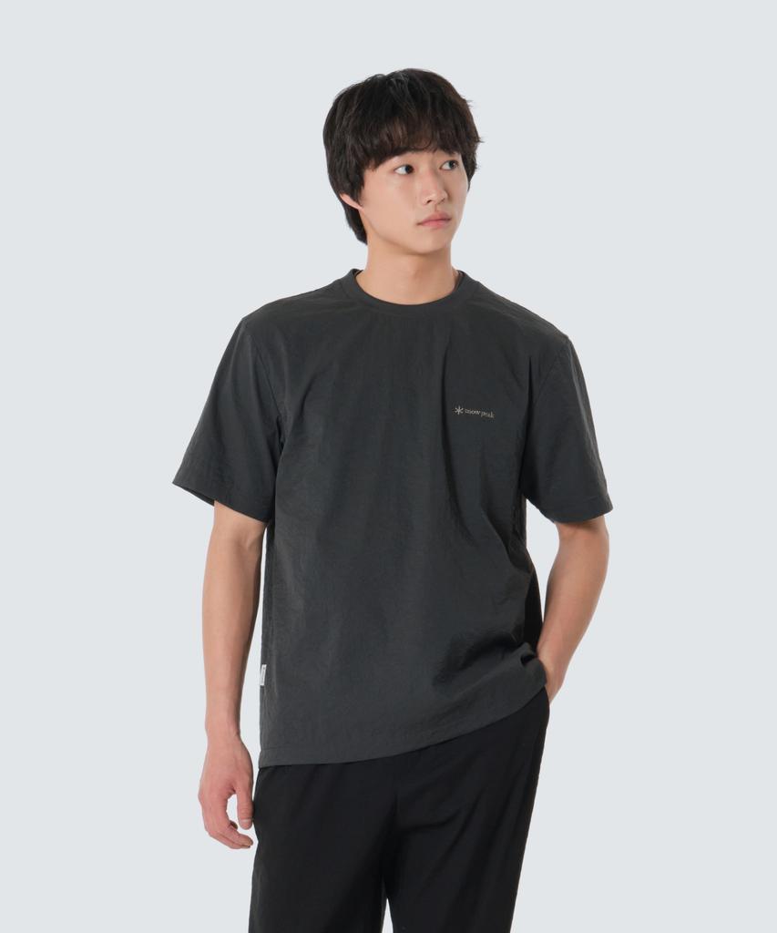 SNOWPEAK APPAREL Minute Round Neck Short Sleeve T-Shirt (S26Mmfts72) Charcoal