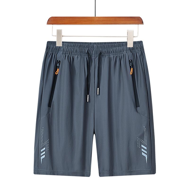 Summer Shorts for Men Wearing Thin Cropped Pants Loose and Casual Large Shorts