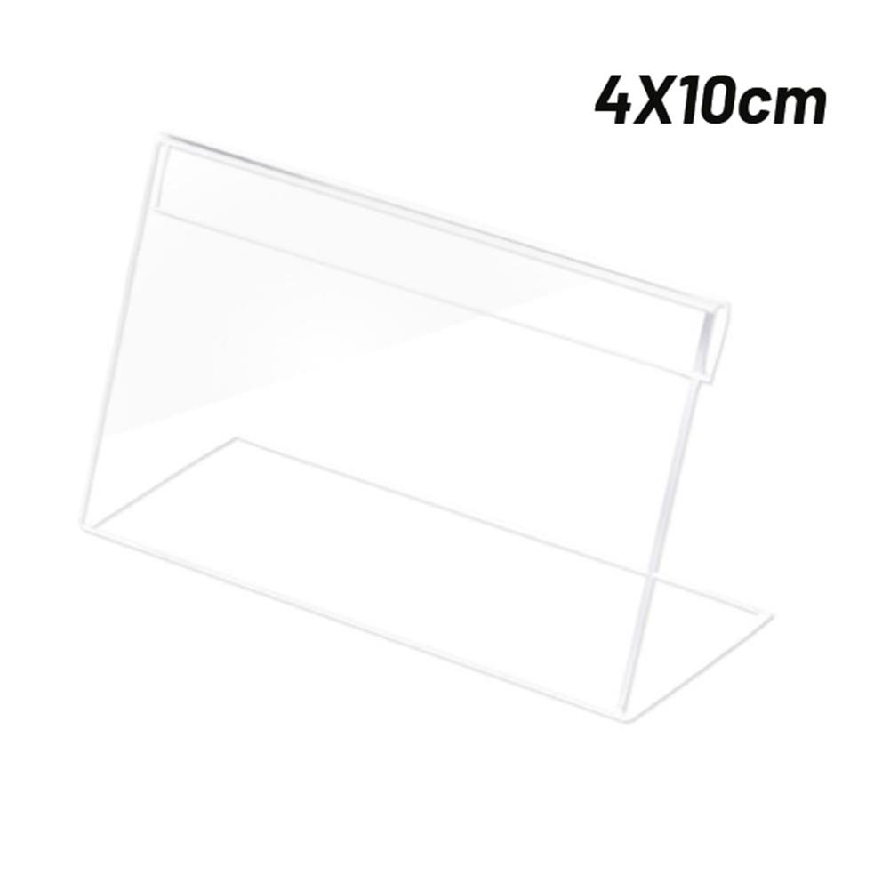 Display Display Stand Label Price Shop Sign Transparent Acrylic