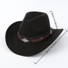 Tibetan western cowboy top hat new ethnic style hot sale men's and women's casual top hat party jazz hat