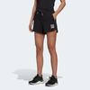 Adidas X Karlie Kloss Logo Design Comfortable Soft Skin-Friendly Mid-Rise Shorts Women Shorts Black HC2945