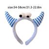 Girls Cartoon Headbands Funny Clown Horn Headwear Hair Bands Accessories Spring Hair Bands Birthday Party