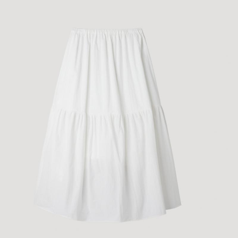 [She S miSS] Banding Shirring Long Skirt SwwSkp22020 Ow