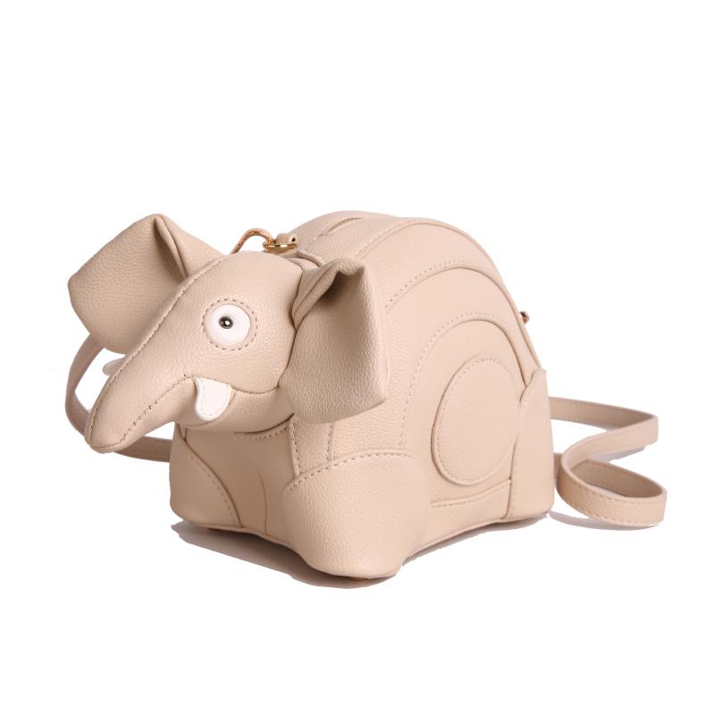 Women's casual fashion creative baby elephant bag large capacity new funny commuter bag