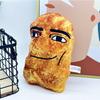 Simulation Chicken Nuggets Plush Pillow Cute Stuffed Animal Doll Funny Big Chicken Block Plush Pillow Cushion Birthday Gifts