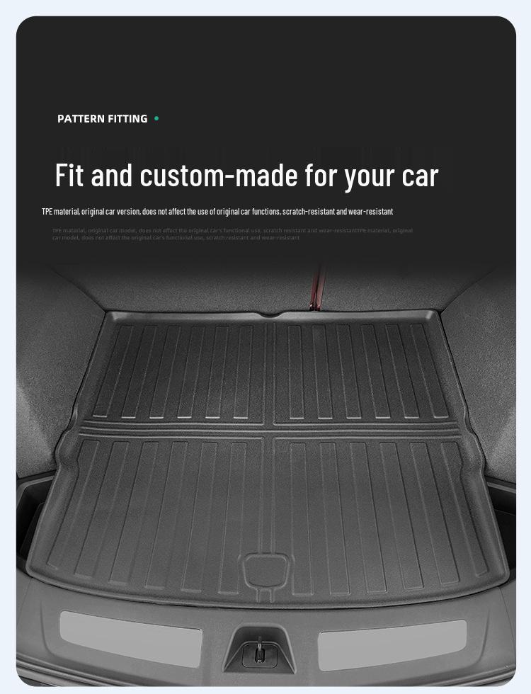 23-25 Cadillac XT5/Lyriq Eco-Friendly TPE Trunk & Seat Back Mat