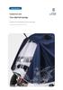 Unisex Full-Body Rain Cape for Electric Scooter or Motorcycle Riders