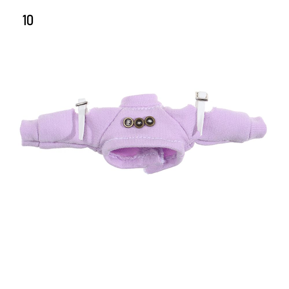 Cool 1/12 Dolls Kids Gift Toys Hoodies Doll Jeans PU Leather Jackets Fashion Ripped Pants