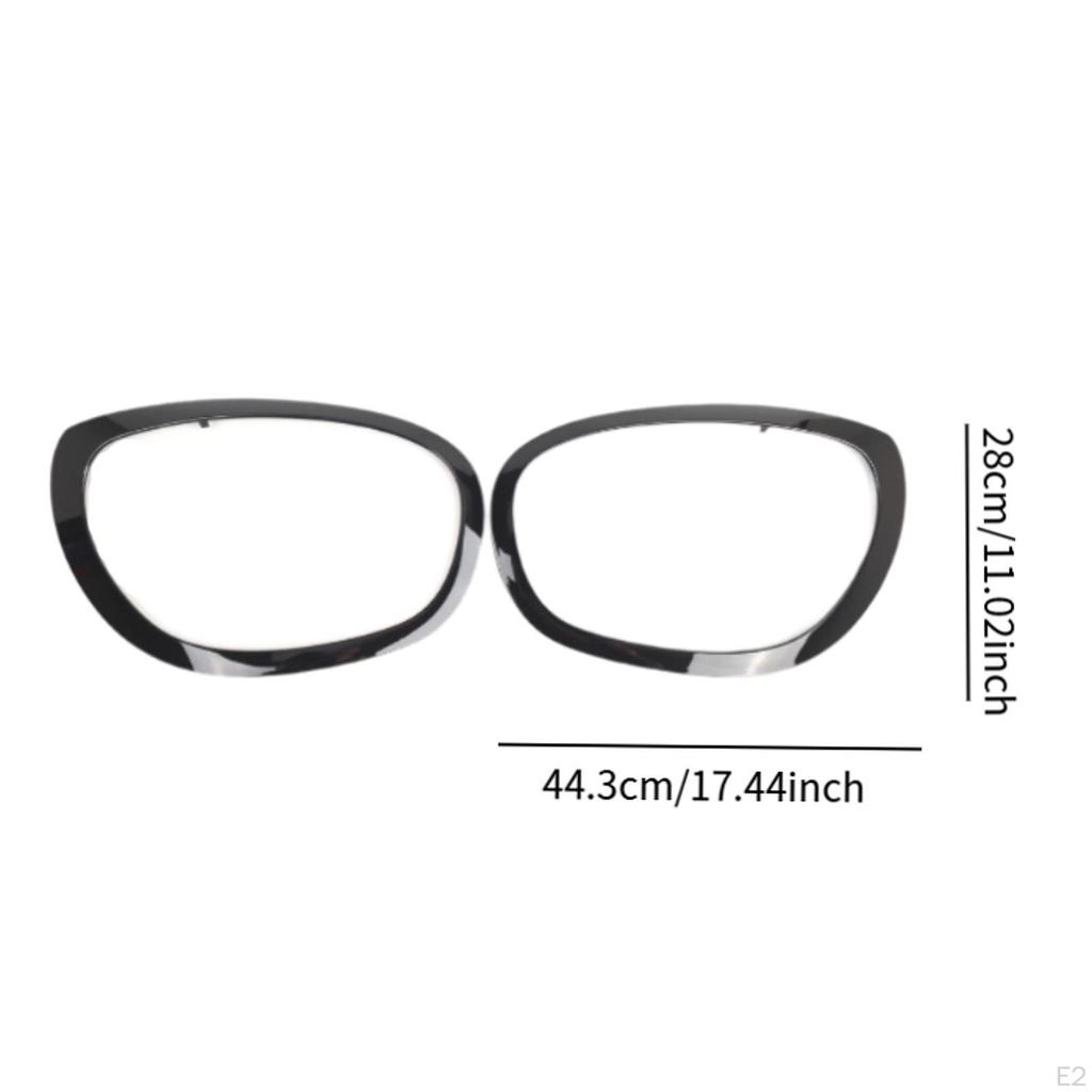 2x Front Headlight Bezel Set Left and Right Car Accessories 51137388117 51137388118 for S Mini F60