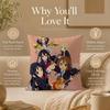 Anime K-K-On! Cushion Cover Double-Sided Printed Pillow Cover Hypoallergenic Dust-Mite Proof