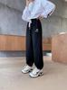 Pantalones Deportivos Casuales para Niñas - Estilo Primavera/Otoño, Corte Holgado, Pantalones de Chándal de Moda para Niños