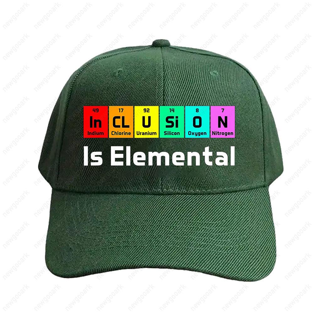 Inclusion Is EleUnisextal LGBT Flag Gay Pride Cap Women Unisex Adult Peaked Hat Casual Adjustable Printed Baseball Caps Trucker Cap