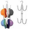 4 Hooks Baseball Cap Organizer Rotating Top Hook Hat Display Shelf Hanging Hat Rack  Bedroom