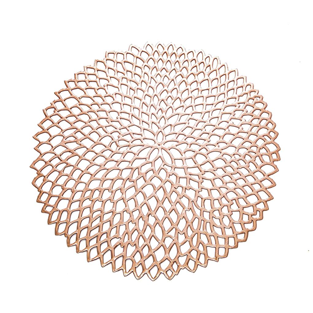 Hollow Insulation Table Mat Plastic Tbleware Pad Placemat Non-slip Coffee Tea Place Mat