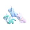 Miniature Cute Unicorn Plush Pendant Keychain In Soft Colors For Children And Celebrations