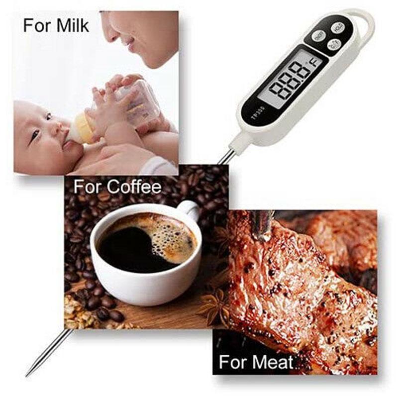 Digital Instant Read Meat Thermometer Kitchen Cooking Food Candy Milk Bbq Grill