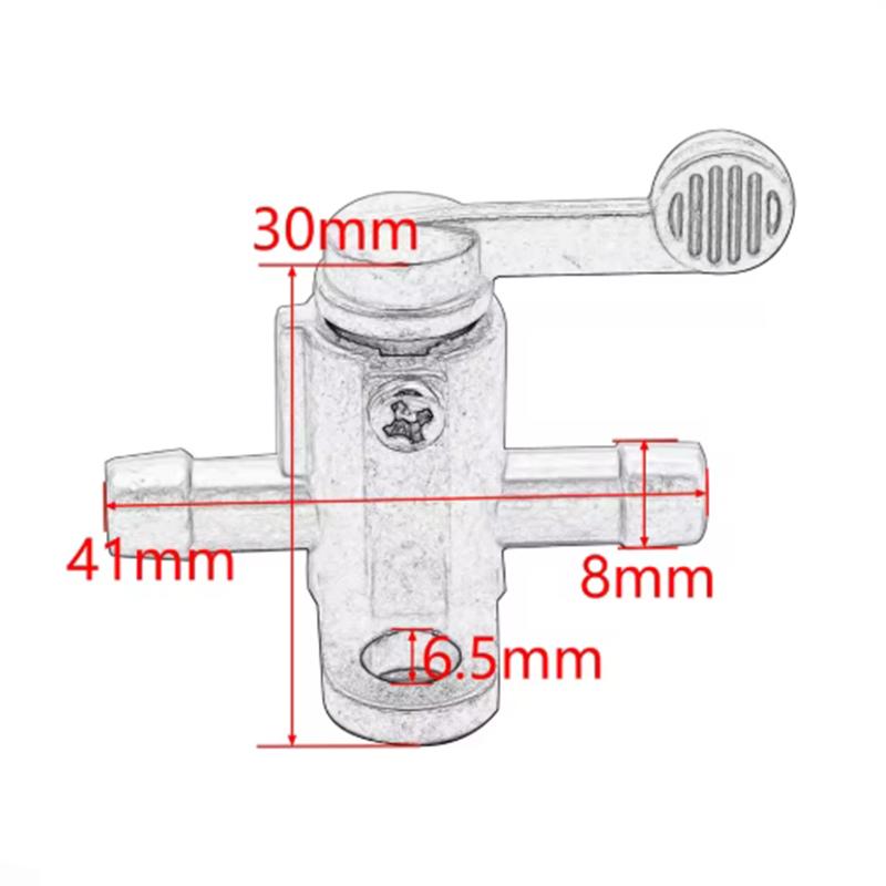 Motorcycle ATV 8mm 5/16'' Fuel Tap Gas Petrol Valve Fuel Tank Switch For Honda Kawasaki KTM Suzuki Yamaha Motocross Universal