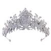 New Crystal Wedding Bride Style Main Wedding Dress Crown Headwear  Super Fairy Birthday Party Crown  Retro Evening Dress