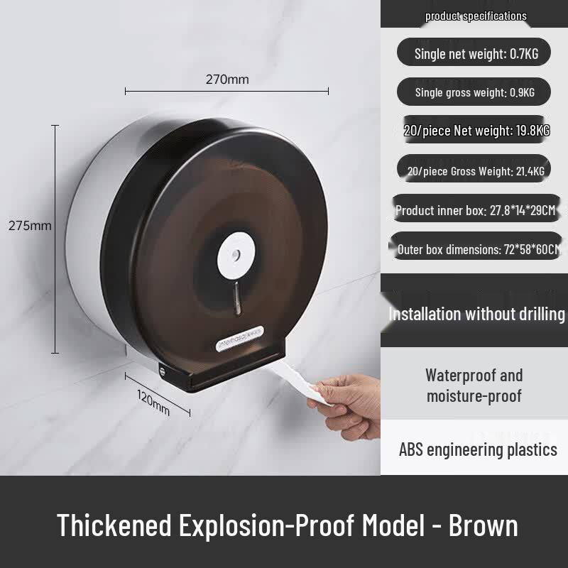Yipan Bathroom Roll Paper Dispenser