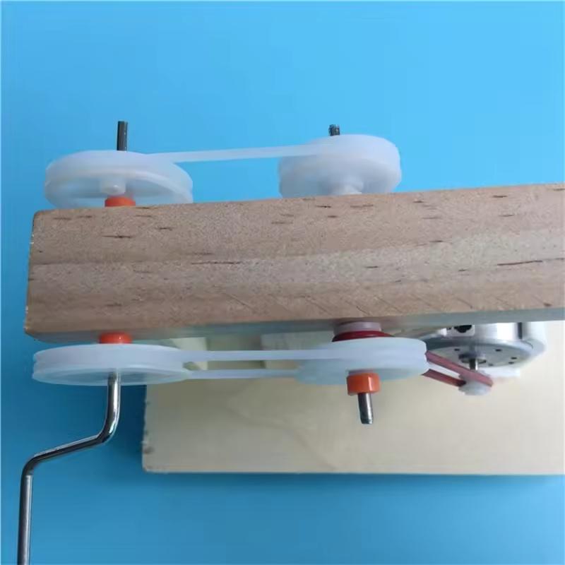DIY Handkurbel-Generator Modell Kinder Physik Lernen Bildung Bausatz Holz Wissenschaftsexperiment Bildung Spielzeug STEAM Schule